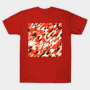 Orange Camouflage T-Shirt